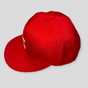 Casquette de baseball visière plate la zozanye coton - Rouge