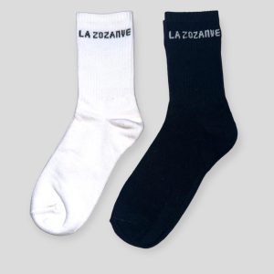 CHAUSSETTES mi-mollet
LA ZOZANYE (2 paires )