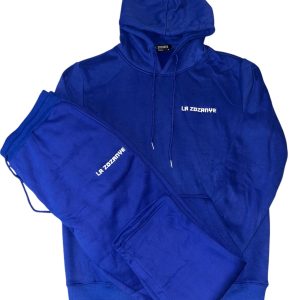 ENSEMBLE SWEAT-SHIRT À CAPUCHE BLEU BLODE