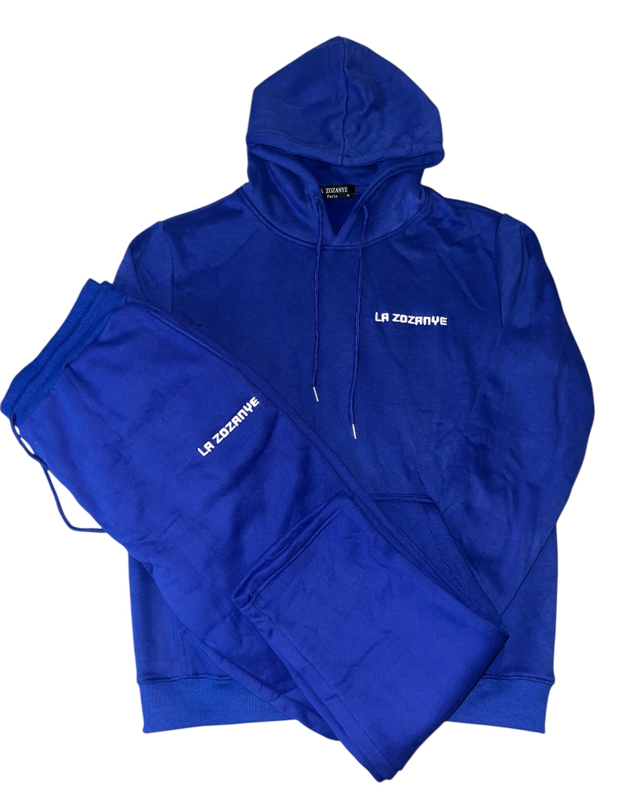 ENSEMBLE SWEAT-SHIRT À CAPUCHE BLEU BLODE