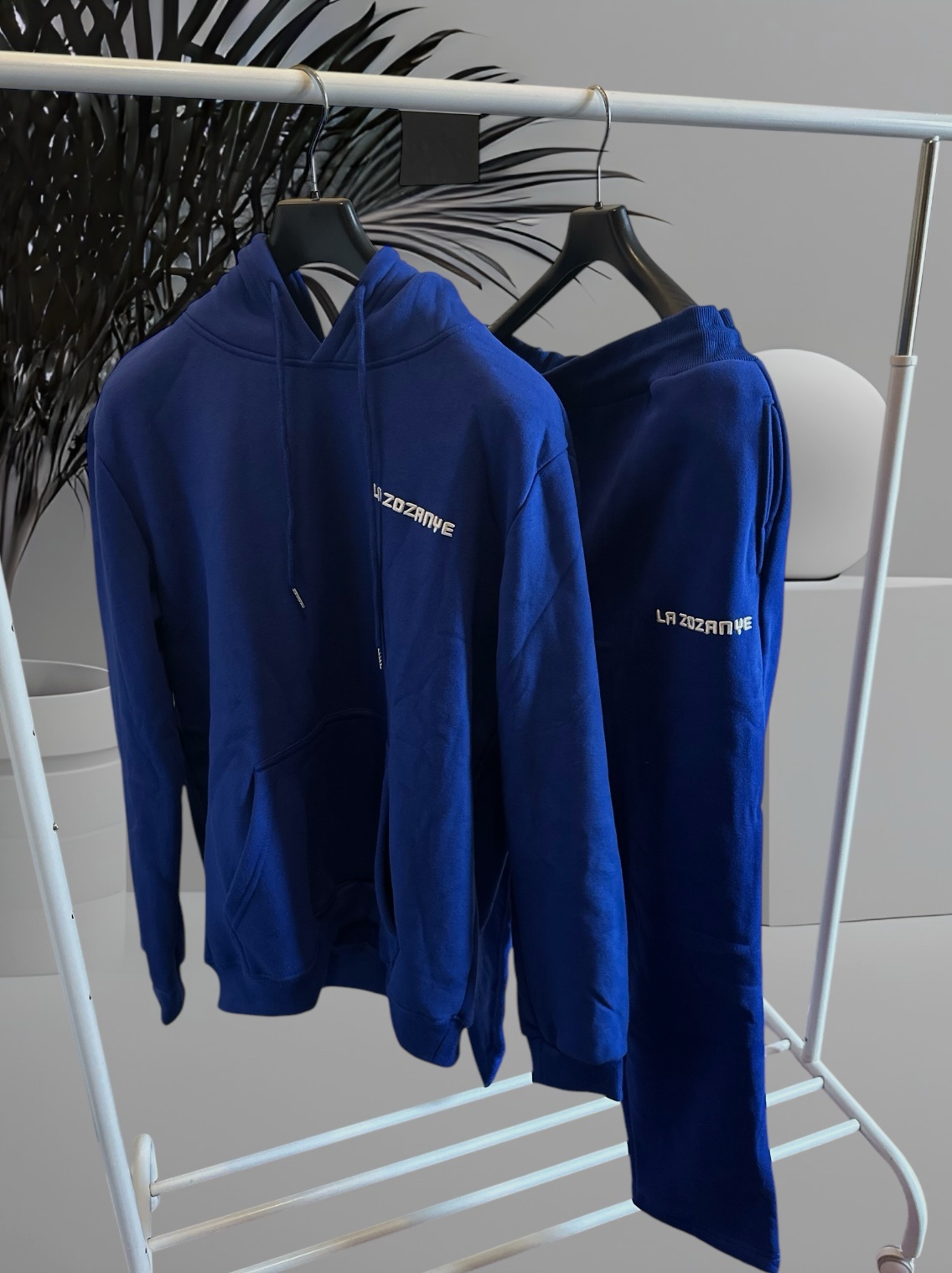 ENSEMBLE SWEAT-SHIRT À CAPUCHE BLEU BLODE – Image 4