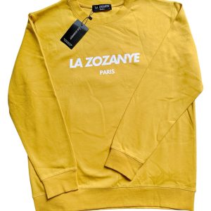 Sweat-shirt sans capuche Jaune